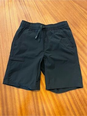 Zella Black Kids Drawstring Cargo Shorts